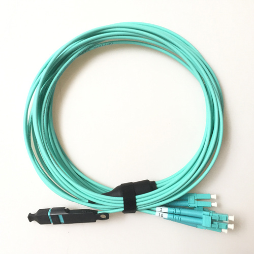 MPO LC Duplex Patch Cord With Bar